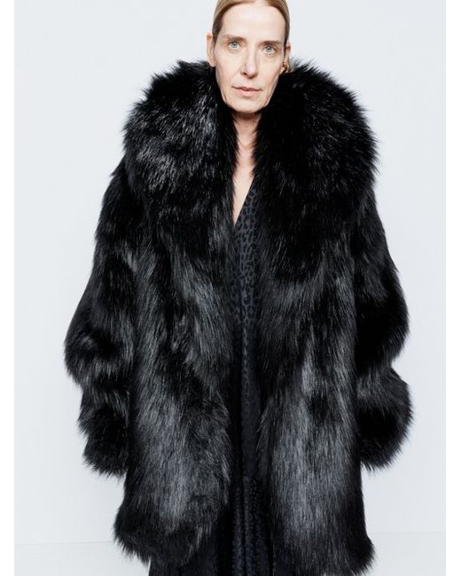 Raey Shawl-collar Giant Faux-fur Monster Coat