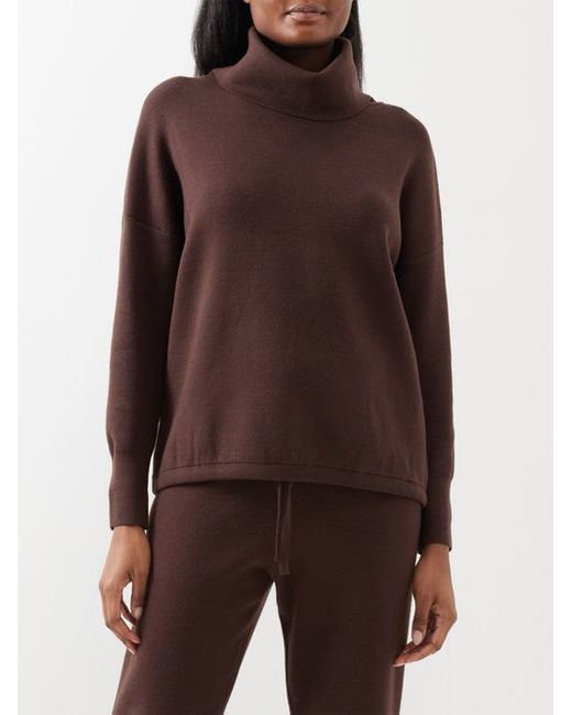 Varley Cavendish Roll-neck Knitted Sweater