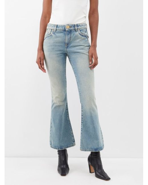 Balmain Western Bootcut Jeans