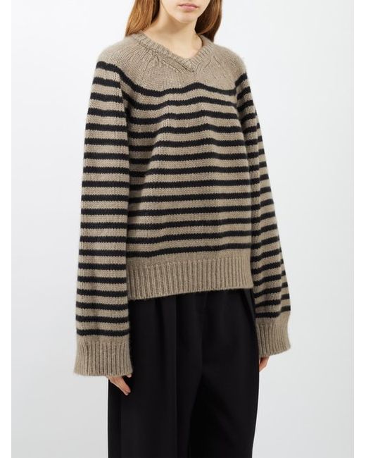 Khaite Nalani Striped Sweater