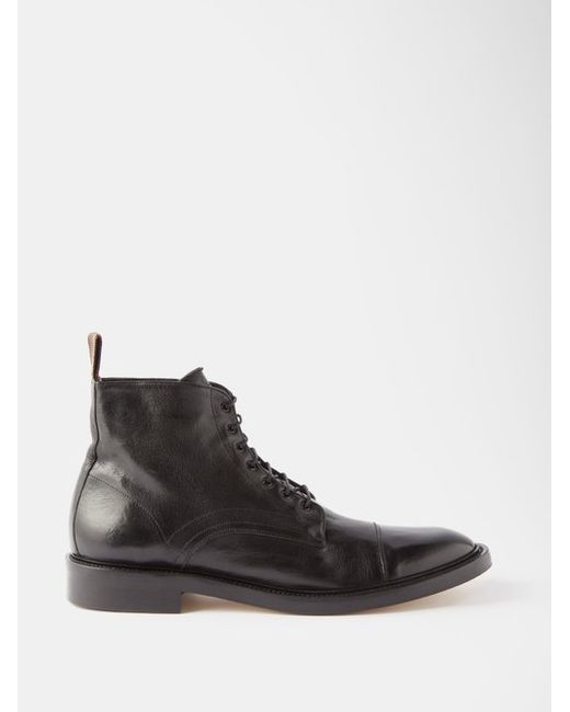Paul Smith Newland Lace-up Leather Boots
