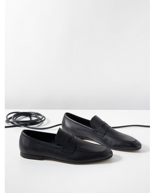 Tod's Grained-leather Penny Loafers
