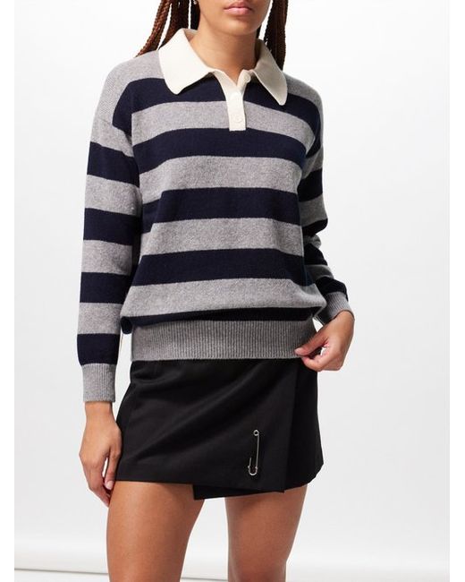 Daughter Edith Striped Wool Polo Shirt