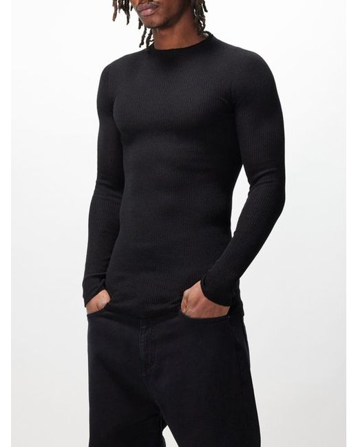 Rick Owens Ribbed-knit Wool Sweater