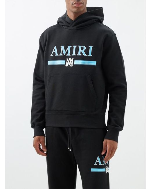 Amiri Logo-print Cotton-jersey Hoodie