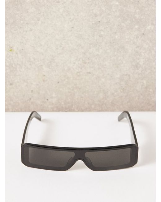 Rick Owens Eyewear Gethsemane Rectangular Acetate Sunglasses