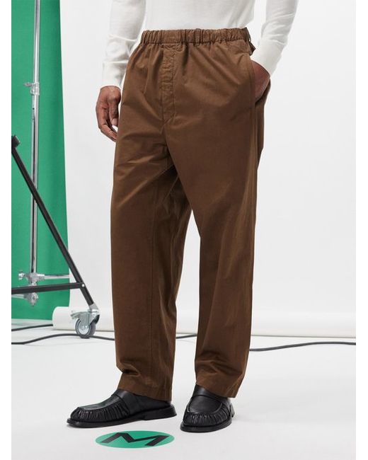 Lemaire Straight-leg Cotton-satin Trousers