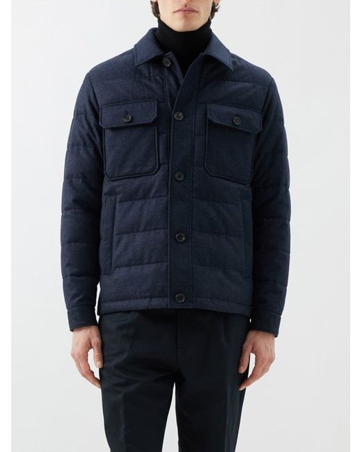 Dunhill Flap-pocket Wool-blend Jacket