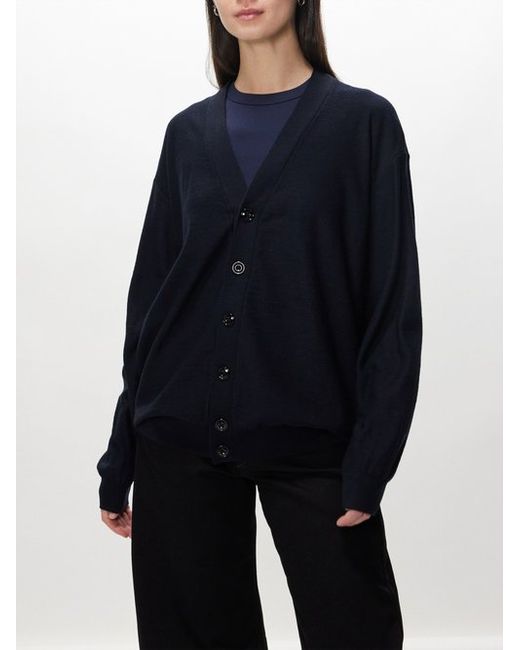 Lemaire Twisted Wool-blend Cardigan