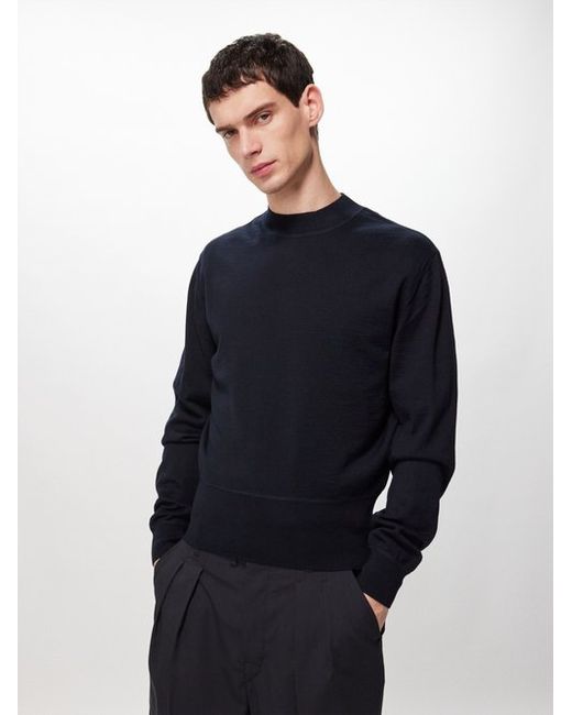 Lemaire High-neck Wool-blend Sweater