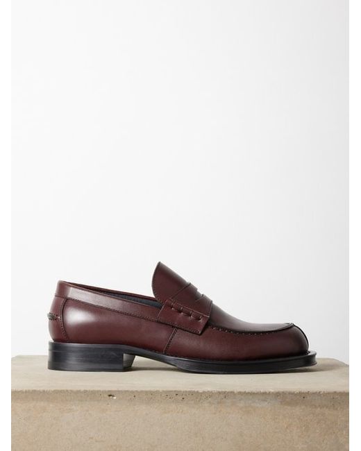 Lanvin Medley Leather Loafers