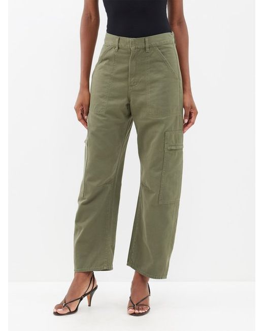 Citizens of Humanity Marcelle Low-rise Organic-cotton Cargo Trousers