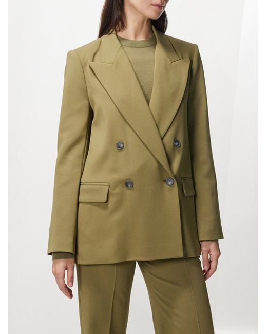 Joseph Jaden Double-breasted Cady Suit Jacket