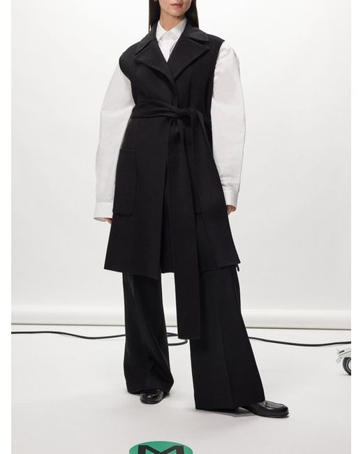 Joseph Garance Sleeveless Wool-blend Coat