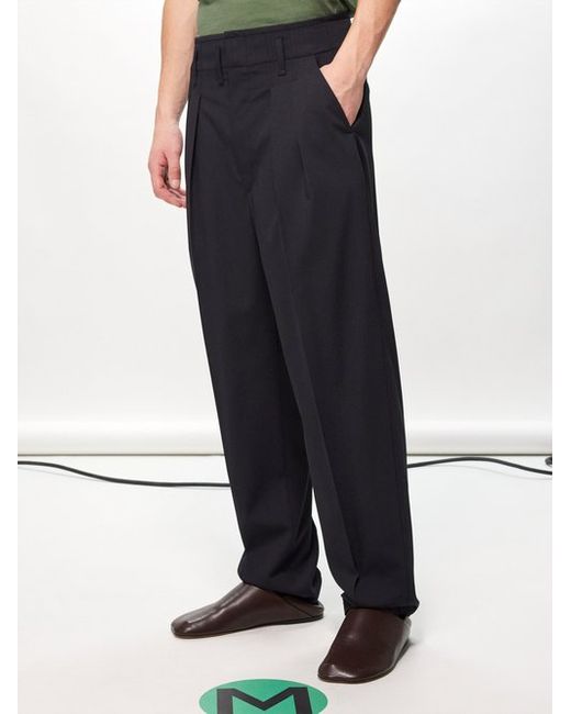 Lemaire Double-pleat Wool-twill Trousers