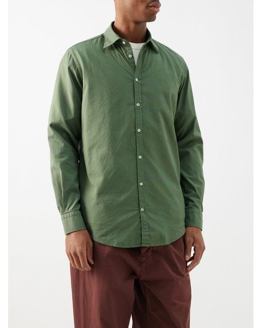 Massimo Alba Genova Cotton-oxford Long-sleeve Shirt