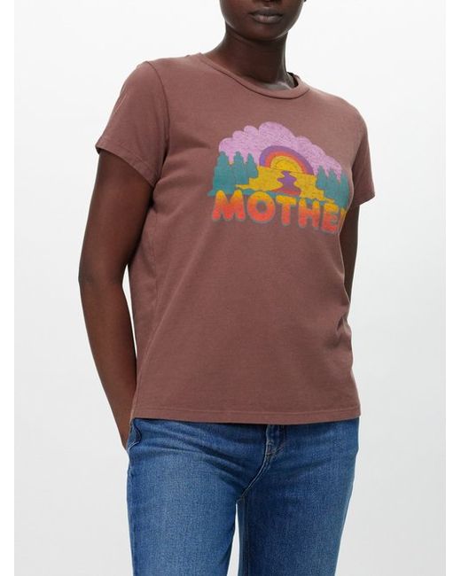 Mother The Boxy Goodie Cotton-jersey T-shirt