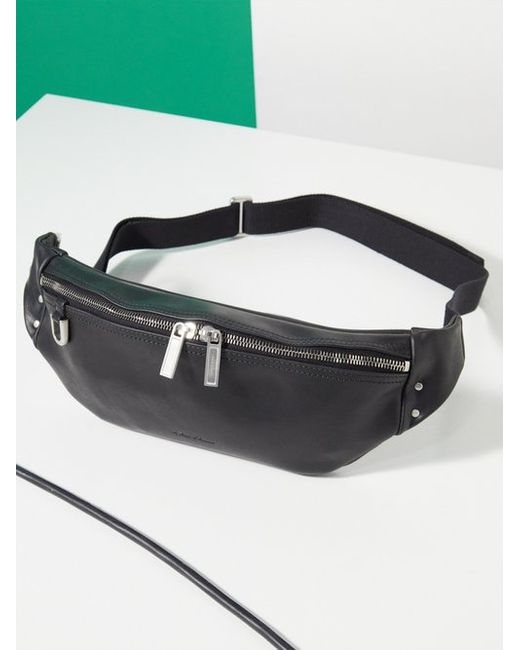 Rick Owens Geo Smooth-leather Belt Bag