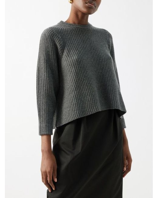 Altuzarra Neale Ribbed-knit Wool-blend Sweater