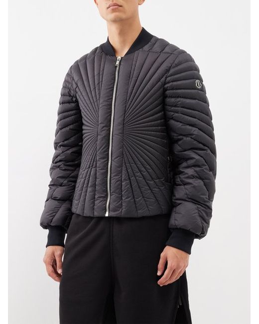 Moncler + Rick Owens Radiance Quilted Down Flight Jacket