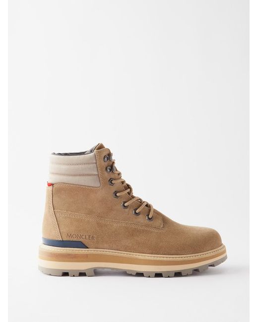 Moncler Peka Suede Hiking Boots