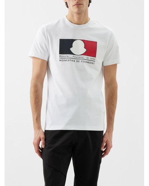 Moncler Logo-print Cotton-jersey T-shirt