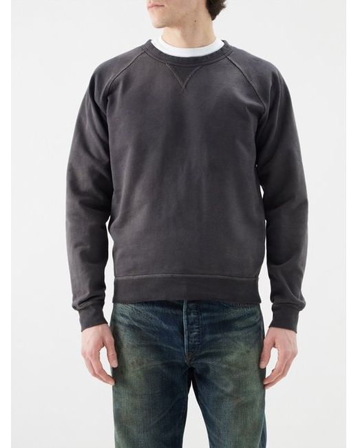 Rrl Raglan-sleeve Cotton-jersey Sweatshirt