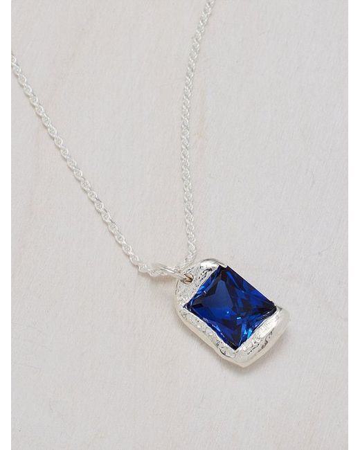 Bleue Burnham Rose Sapphire Sterling Necklace