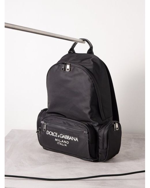 Dolce & Gabbana Logo-embossed Nylon Backpack