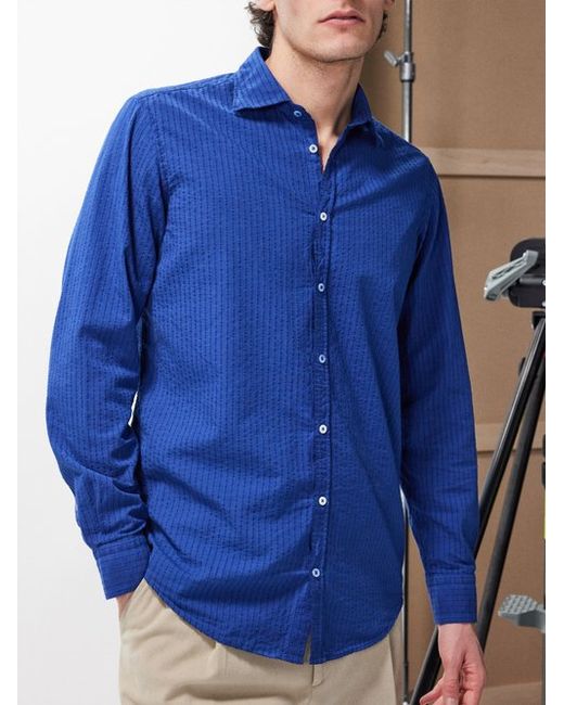 Massimo Alba Genova Striped Cotton Shirt