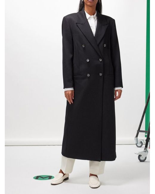 Róhe Double-breasted Wool Coat