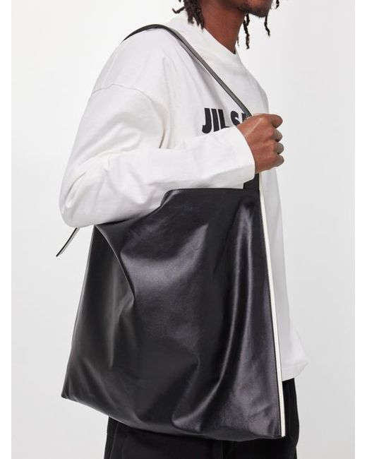 Jil Sander Leather Tote Bag