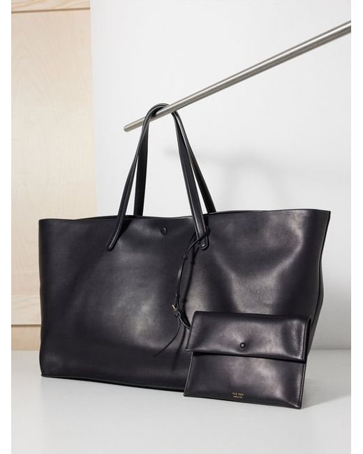 The Row Idaho Xl Leather Tote Bag