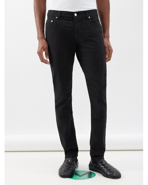 Etro Paisley-jacquard Slim-leg Jeans