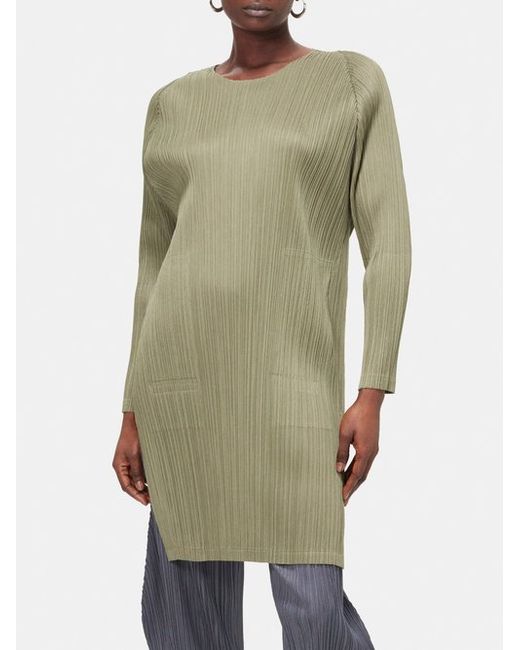 Pleats Please By Issey Miyake Technical-pleated Tunic Top