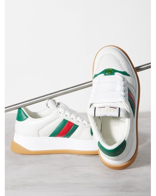 Gucci Screener Leather Trainers
