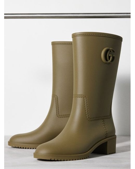 Gucci Stanley Rubber Rain Boots