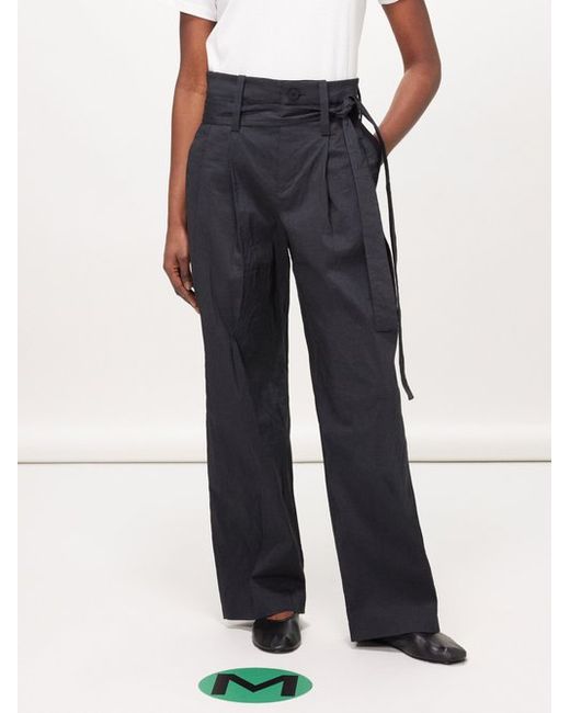 Issey Miyake Shaped Membrane Belted Trousers