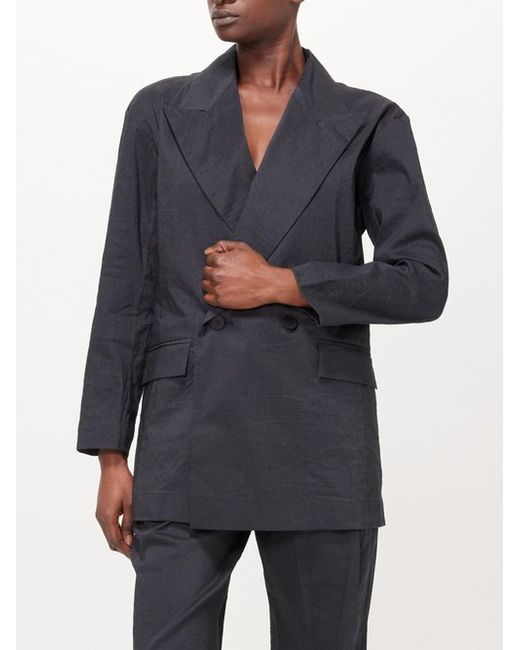 Issey Miyake Shaped Membrane Double-breasted Blazer