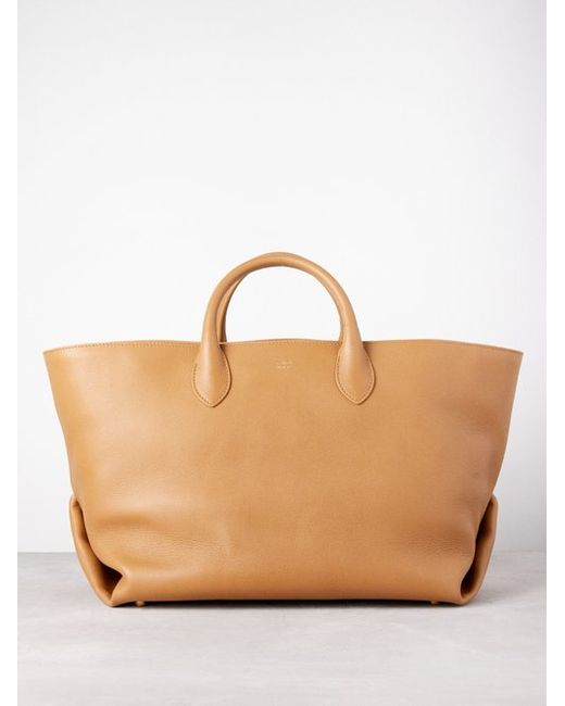 Khaite Amelia Medium Leather Tote Bag