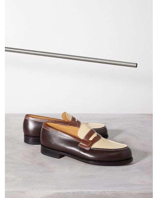 J.M. Weston 180 Leather Loafers