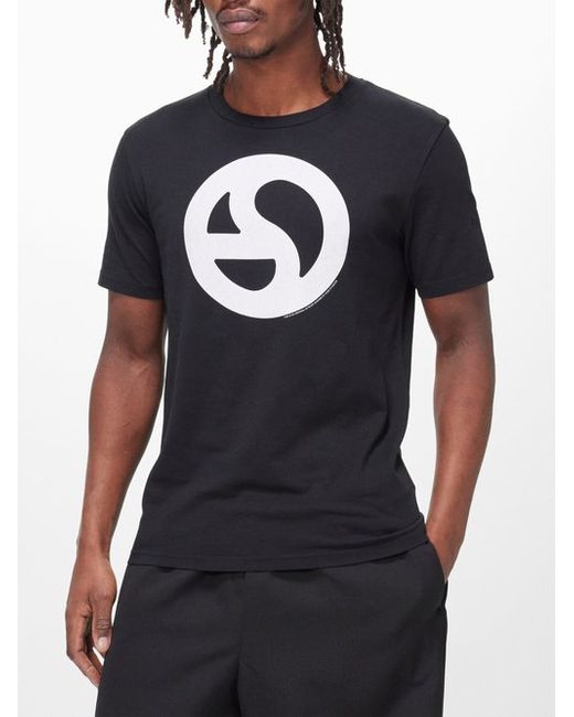 Acne Studios Everest Logogram-print Cotton-blend T-shirt
