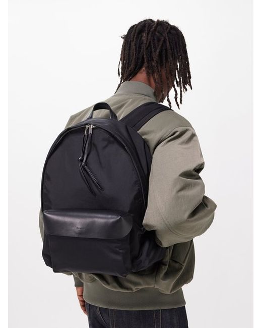 Jil Sander Leather-trim Nylon Backpack