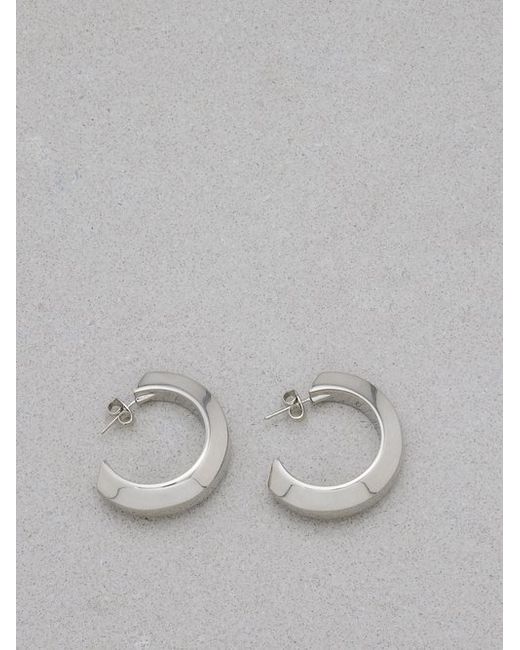 Saint Laurent Thick plated Hoop Earrings