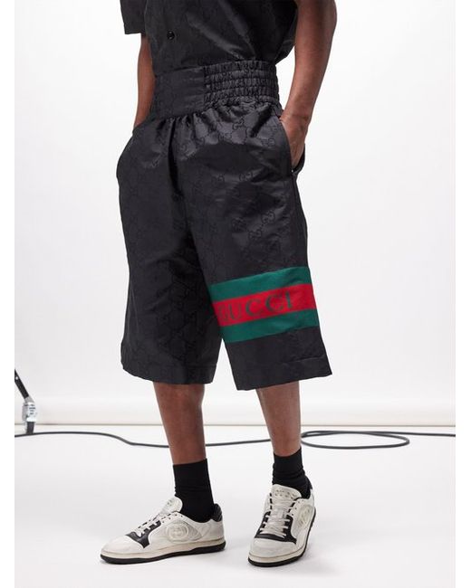 Gucci GG-jacquard Poplin Shorts