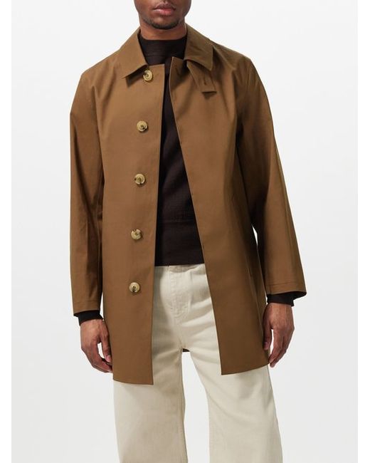 Mackintosh Dunkeld Bonded-cotton Overcoat