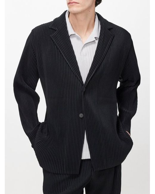 Homme Pliss Issey Miyake Technical-pleated Jacket