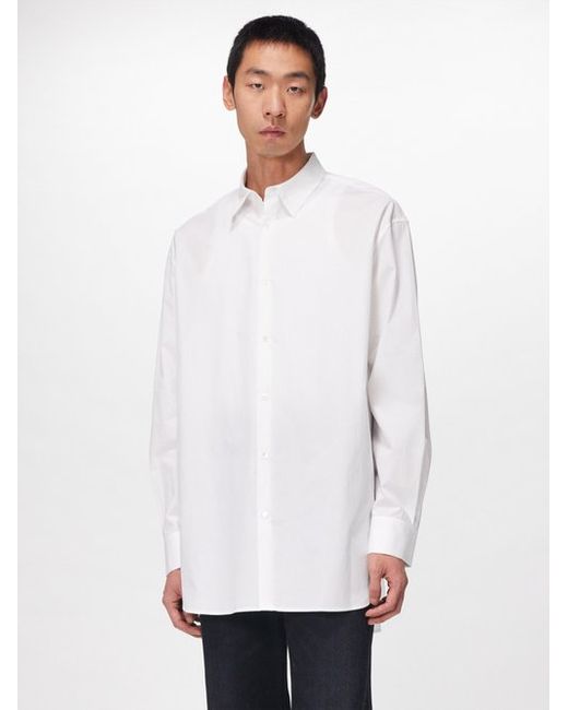 Nili Lotan Rock Cotton-poplin Oversized Shirt