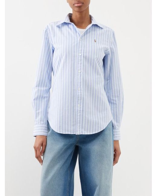 Polo Ralph Lauren Charlotte Striped Cotton Oxford Shirt