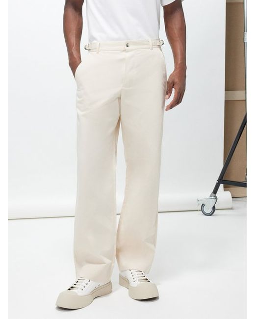 Jacquemus Jean Cotton-blend Twill Suit Trousers